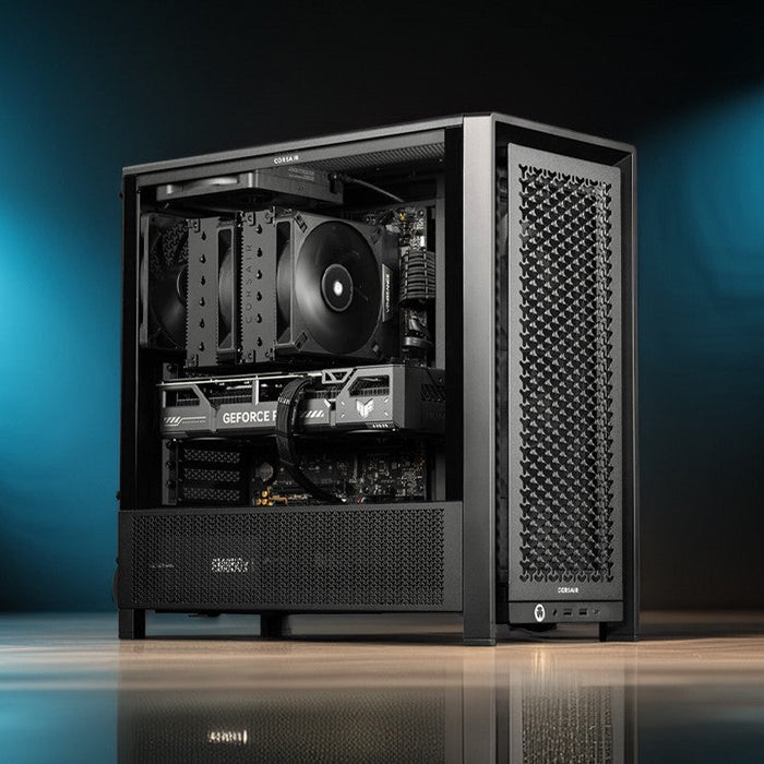 TWELF D4000 AI workstation desktop in black case